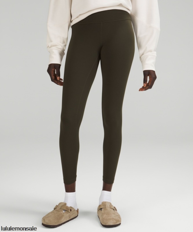 Lululemon Damen DELULU018 | Align Hochhaushose 25 Dark Olive
